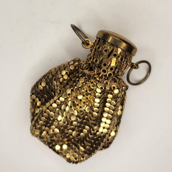 Vintage Gold Tone 1930's Accordian Coin Purse Estate Jewelry Accessories - Picture 1 of 8